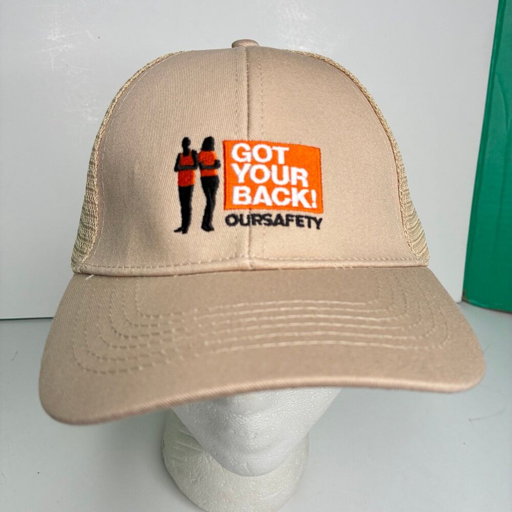 Home Depot Pro Got Your Back Cap One Size Adjustable Embroidered Employee
